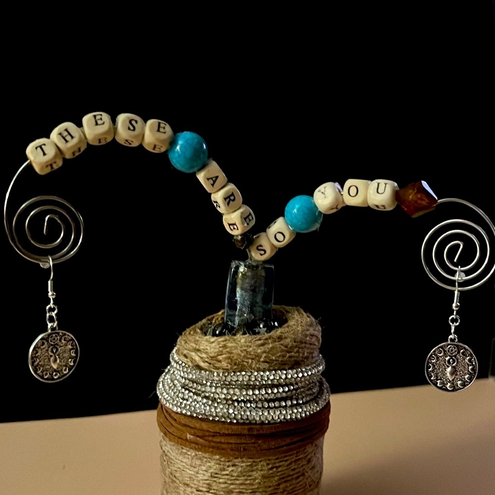 Phases of the Moon For Mother Earth Earrings - Picture 3 of 5